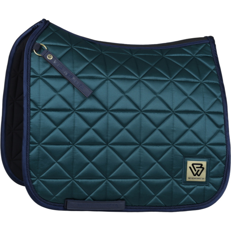 2026 WeatherBeeta Satin Luxe Air-Tec Dressage Saddle Pad 1030348007 - Forest Green